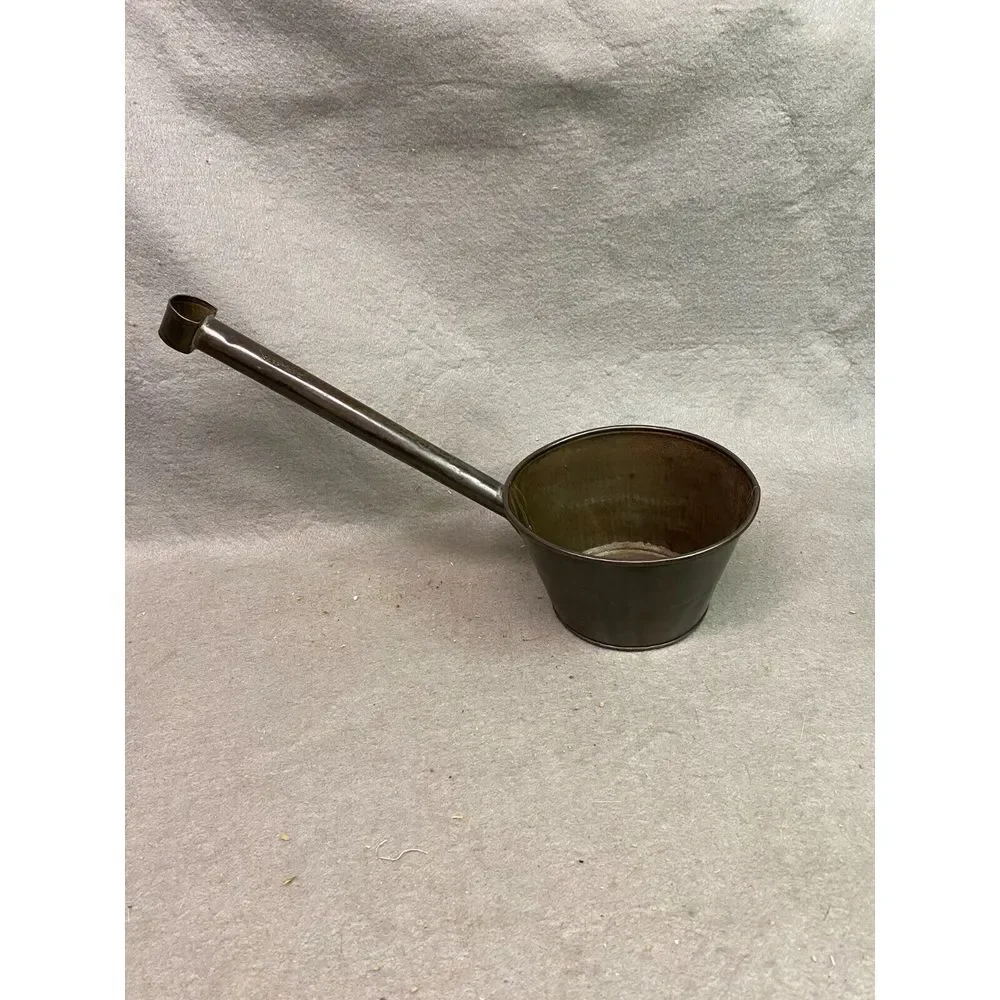 ANTIQUE‎ TIN WATER LADLE / PAIL SIGNED H.M. GOODRICH NASHUA, NH 6